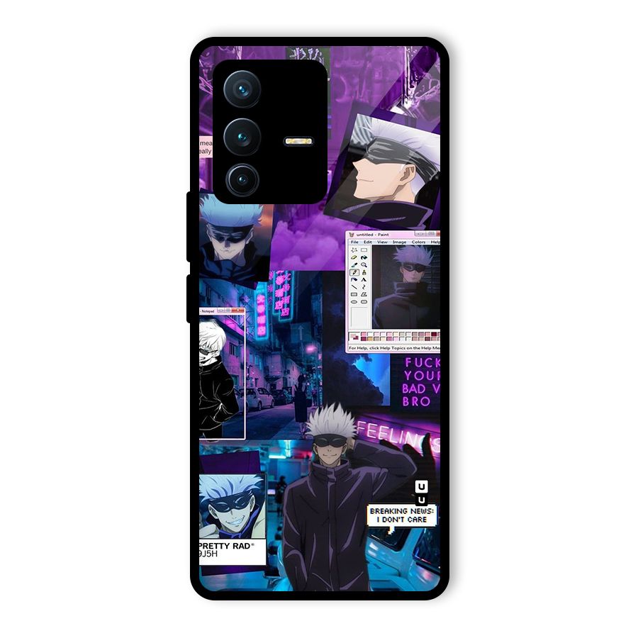 Gojo Quotes Bundle Glass Back Case for Vivo V23 Pro