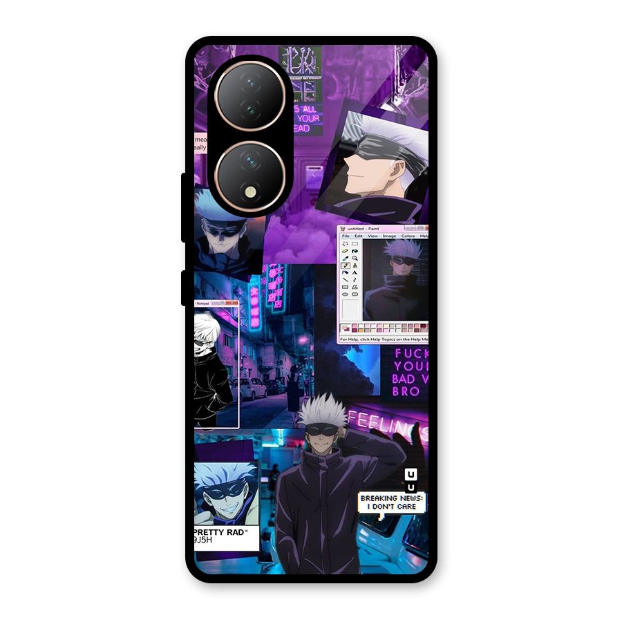 Gojo Quotes Bundle Glass Back Case for Vivo Y100