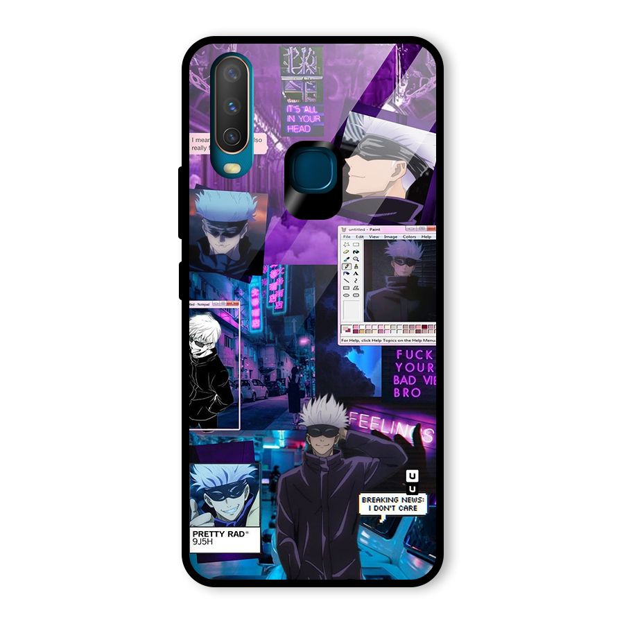 Gojo Quotes Bundle Glass Back Case for Vivo Y15