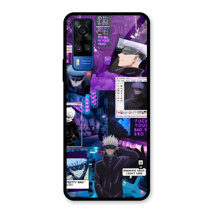 Gojo Quotes Bundle Glass Back Case for Vivo Y31