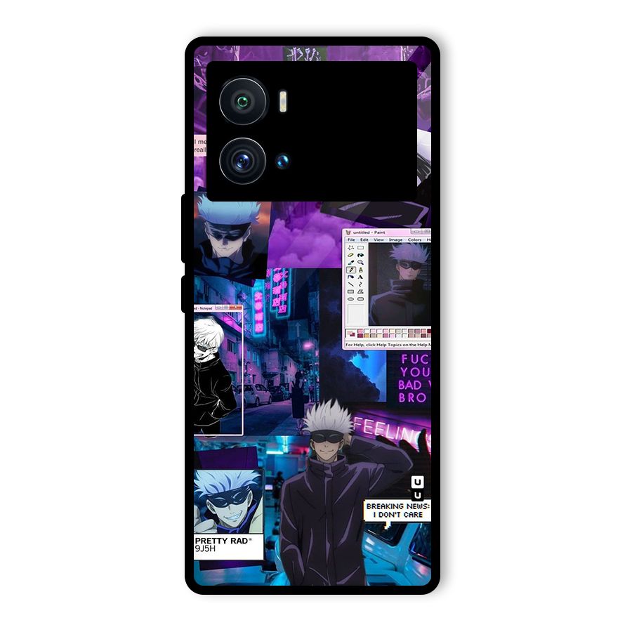 Gojo Quotes Bundle Glass Back Case for Vivo iQOO 9 Pro