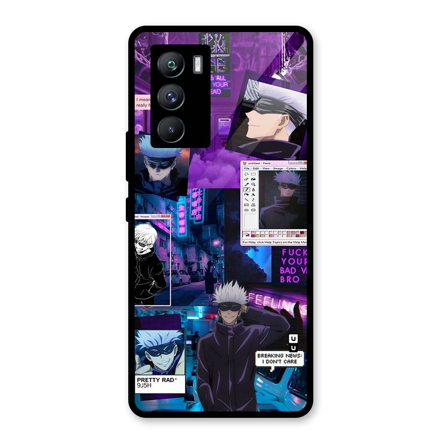 Gojo Quotes Bundle Glass Back Case for Vivo iQOO 9 SE