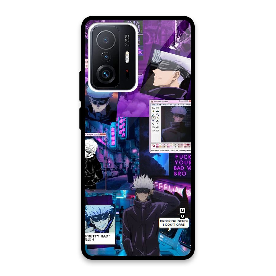 Gojo Quotes Bundle Glass Back Case for Xiaomi 11T Pro