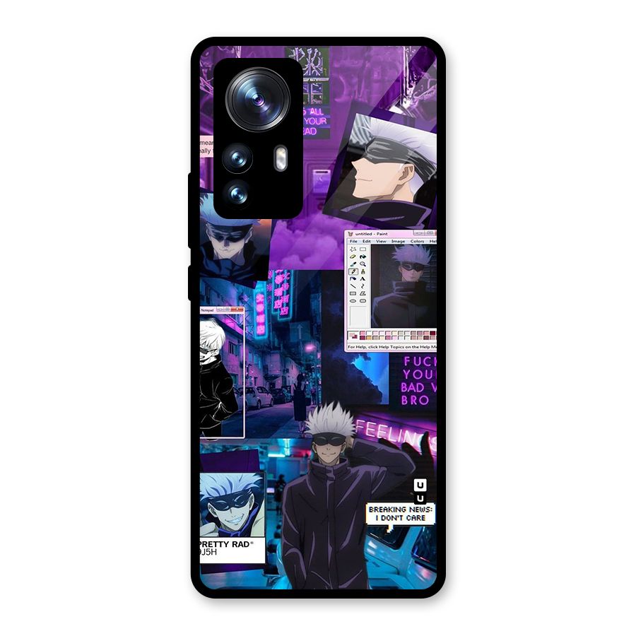 Gojo Quotes Bundle Glass Back Case for Xiaomi 12 Pro