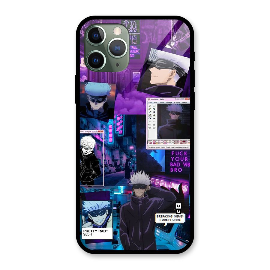 Gojo Quotes Bundle Glass Back Case for iPhone 11 Pro