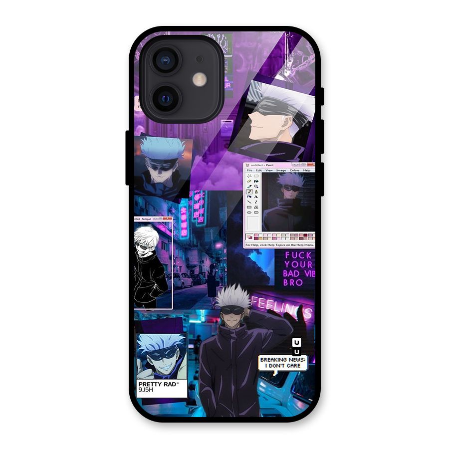 Gojo Quotes Bundle Glass Back Case for iPhone 12