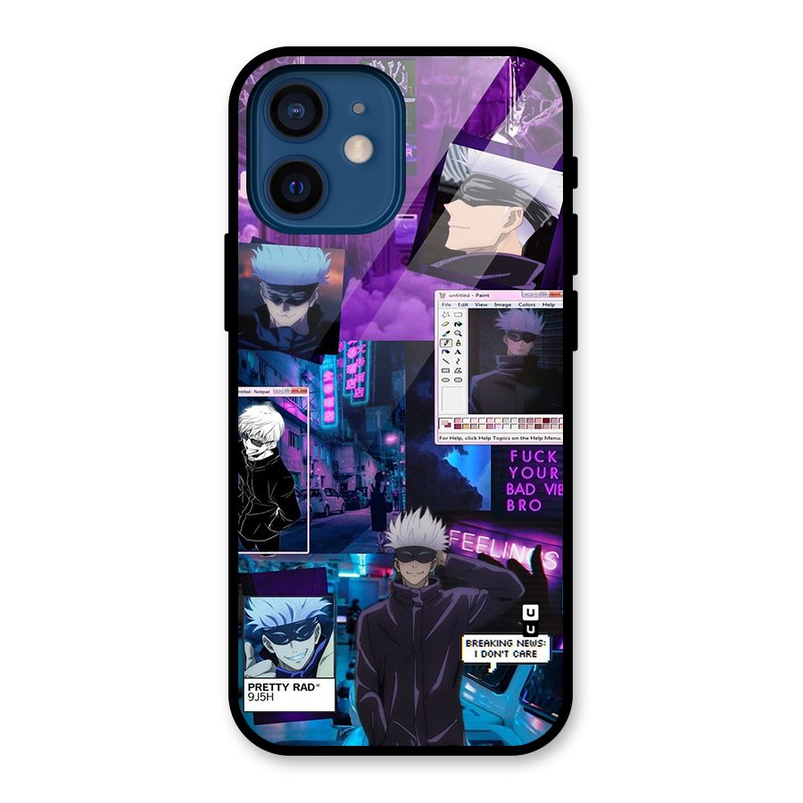 Gojo Quotes Bundle Glass Back Case for iPhone 12 Mini