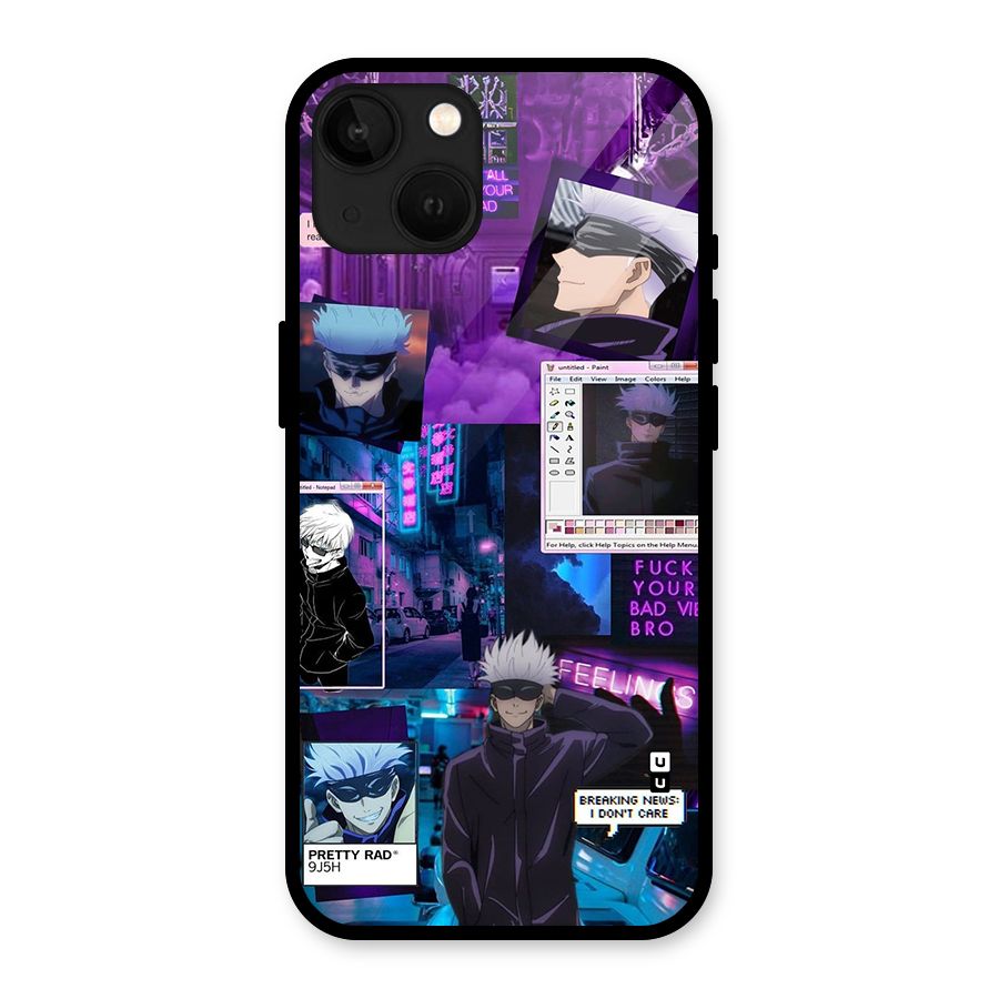 Gojo Quotes Bundle Glass Back Case for iPhone 13