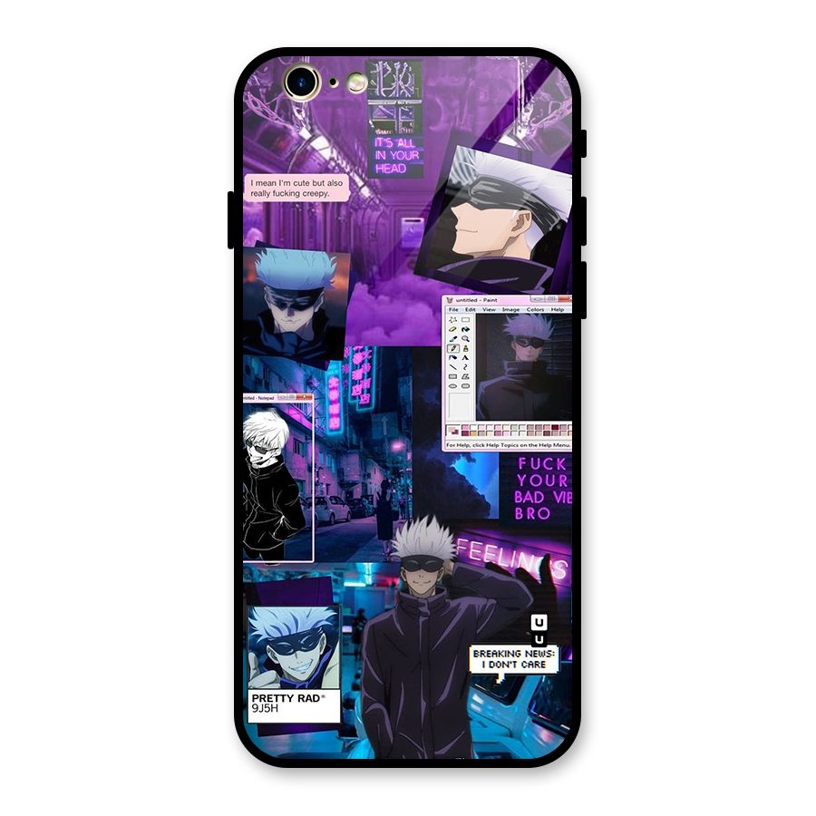 Gojo Quotes Bundle Glass Back Case for iPhone 6 6S