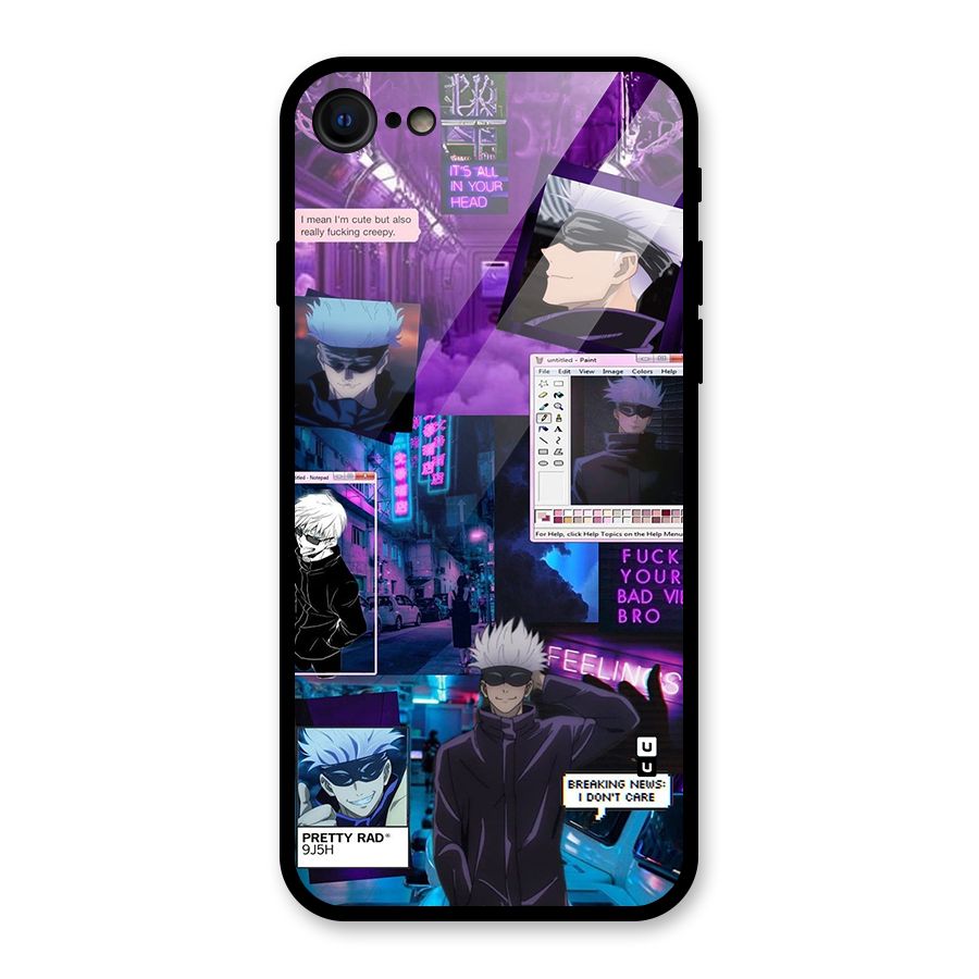 Gojo Quotes Bundle Glass Back Case for iPhone 7