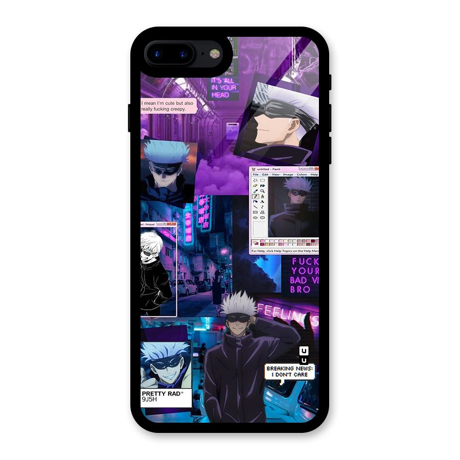 Gojo Quotes Bundle Glass Back Case for iPhone 8 Plus