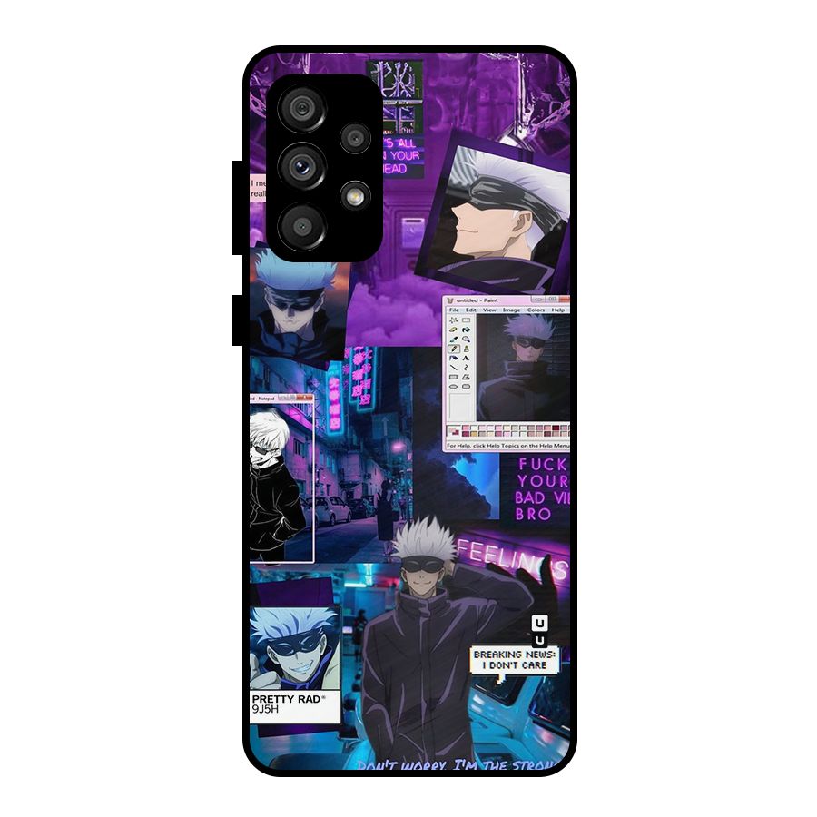 Gojo Quotes Bundle Metal Back Case for Galaxy A73 5G