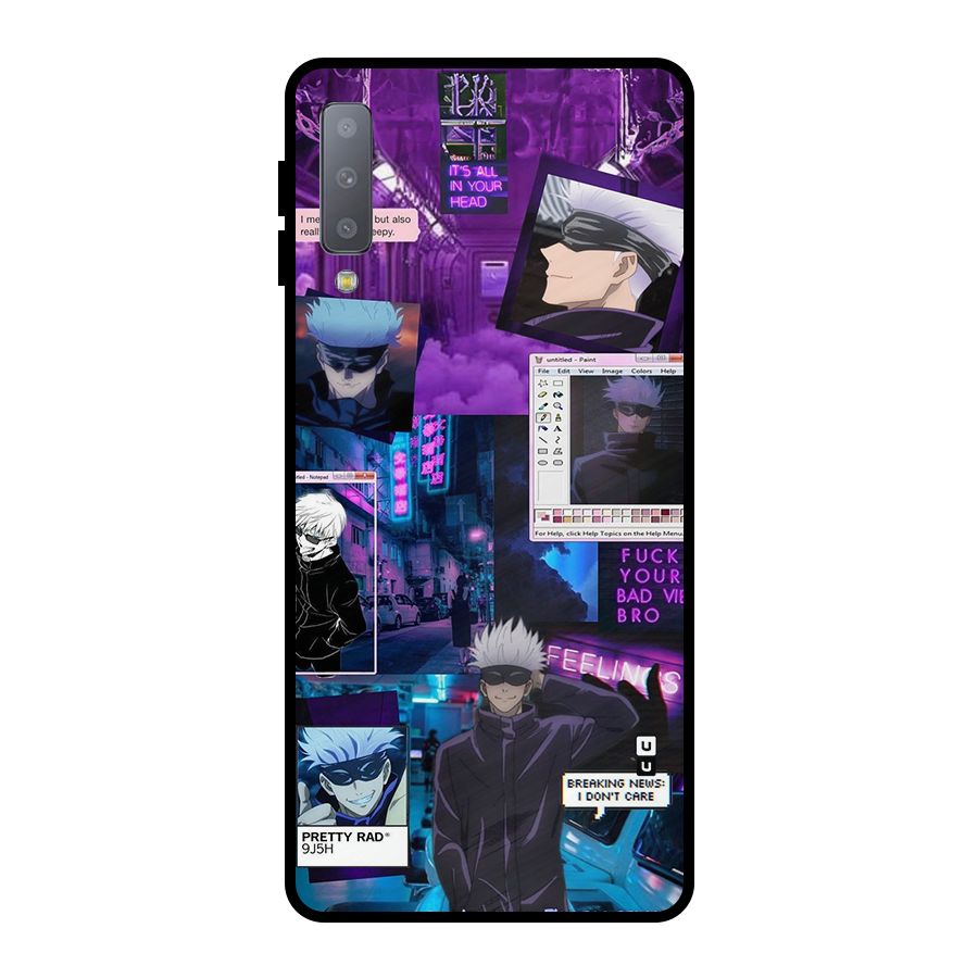Gojo Quotes Bundle Metal Back Case for Galaxy A7 (2018)