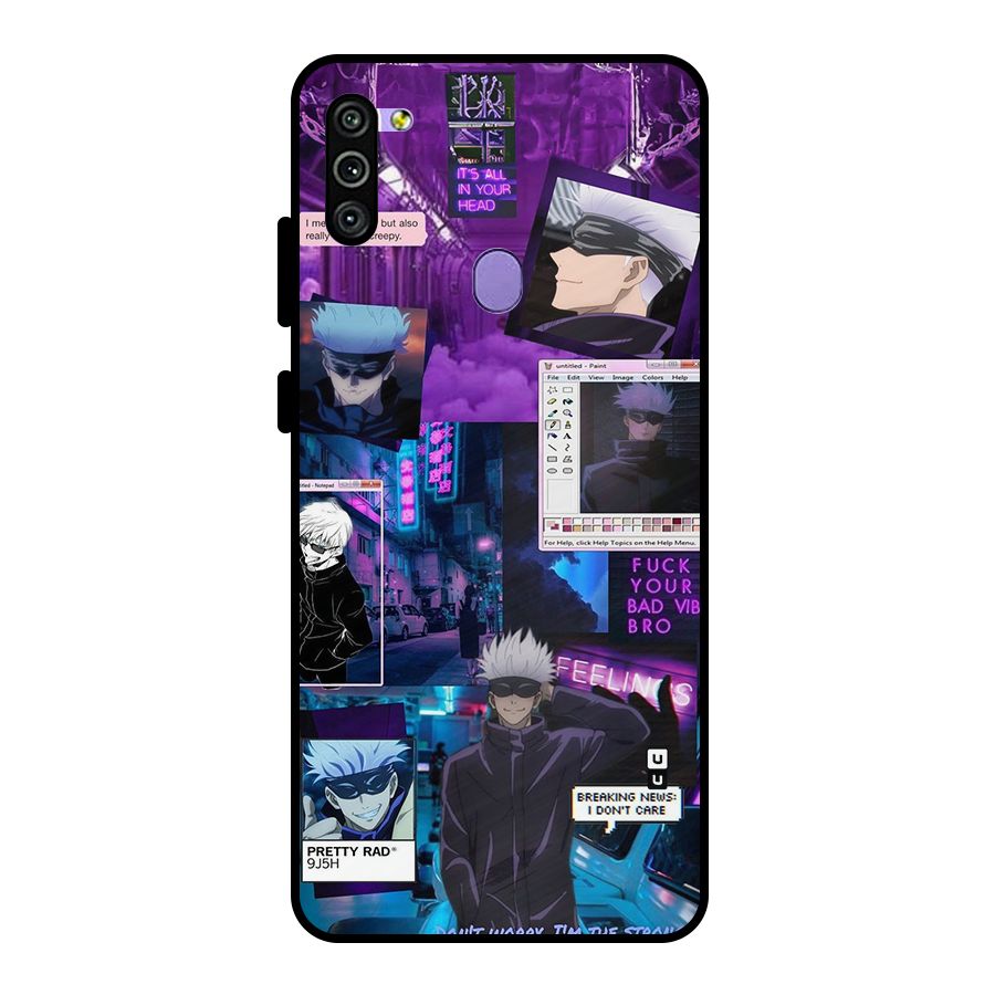 Gojo Quotes Bundle Metal Back Case for Galaxy M11