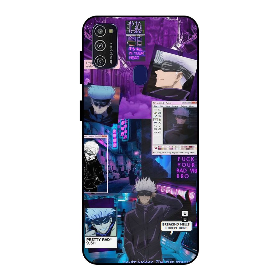 Gojo Quotes Bundle Metal Back Case for Galaxy M21