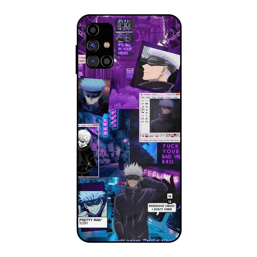 Gojo Quotes Bundle Metal Back Case for Galaxy M31s