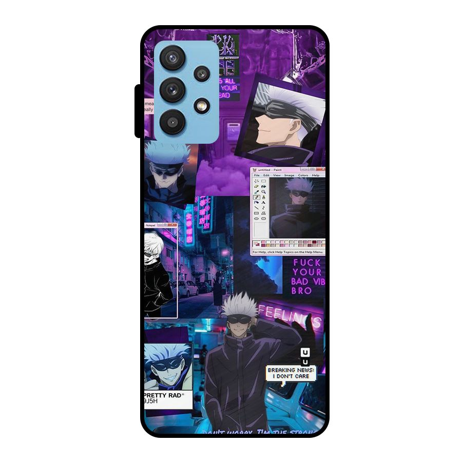 Gojo Quotes Bundle Metal Back Case for Galaxy M32 5G