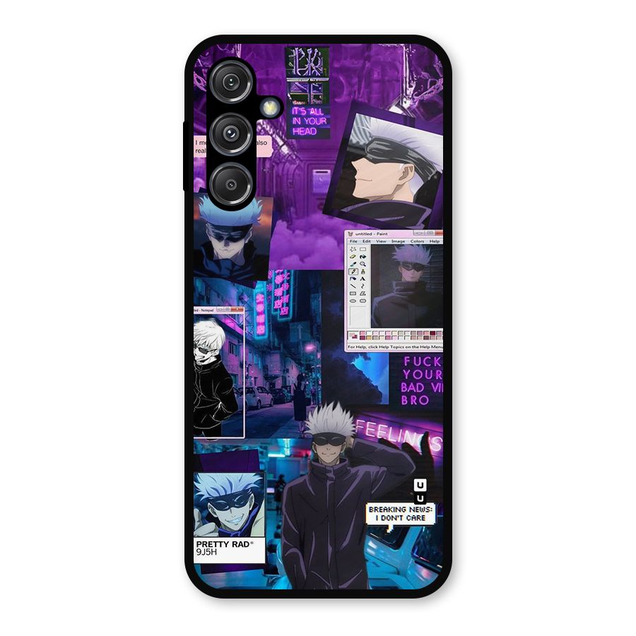 Gojo Quotes Bundle Metal Back Case for Galaxy M34 5G