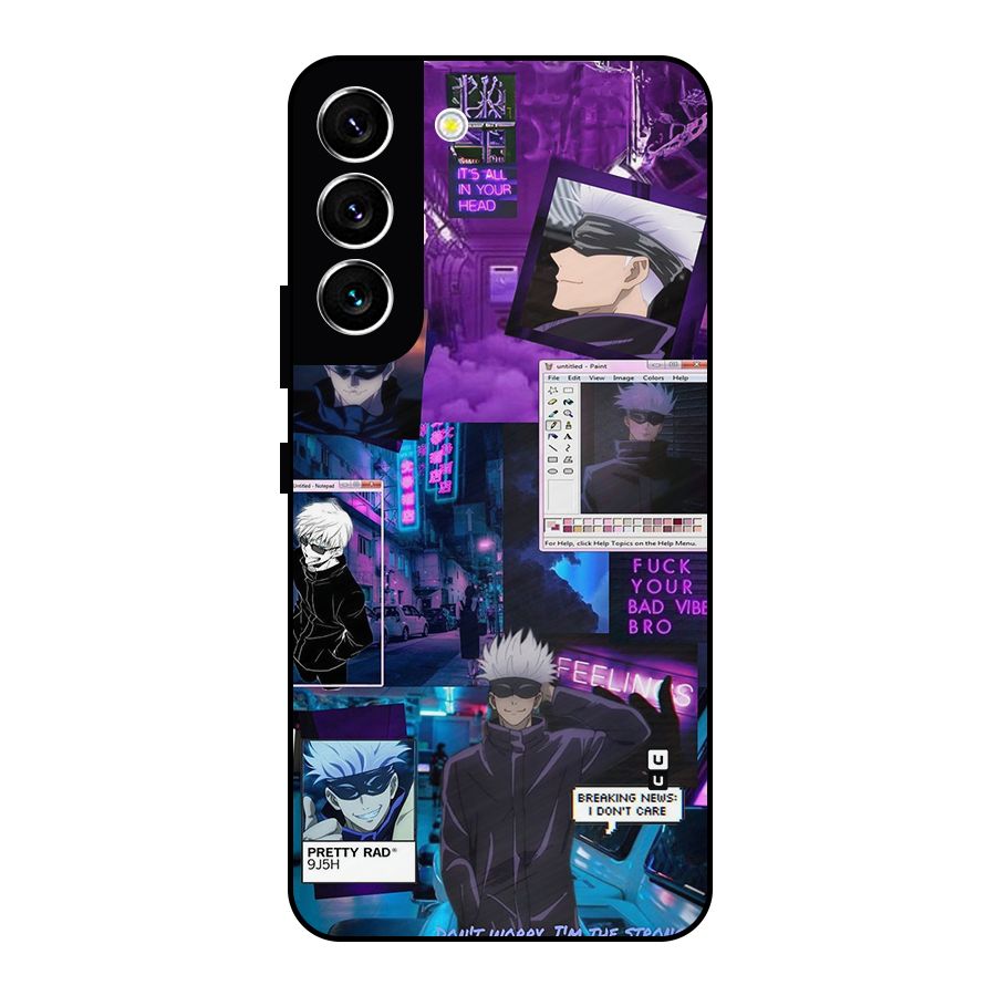Gojo Quotes Bundle Metal Back Case for Galaxy S22 5G