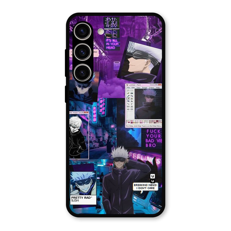 Gojo Quotes Bundle Metal Back Case for Galaxy S23 Plus