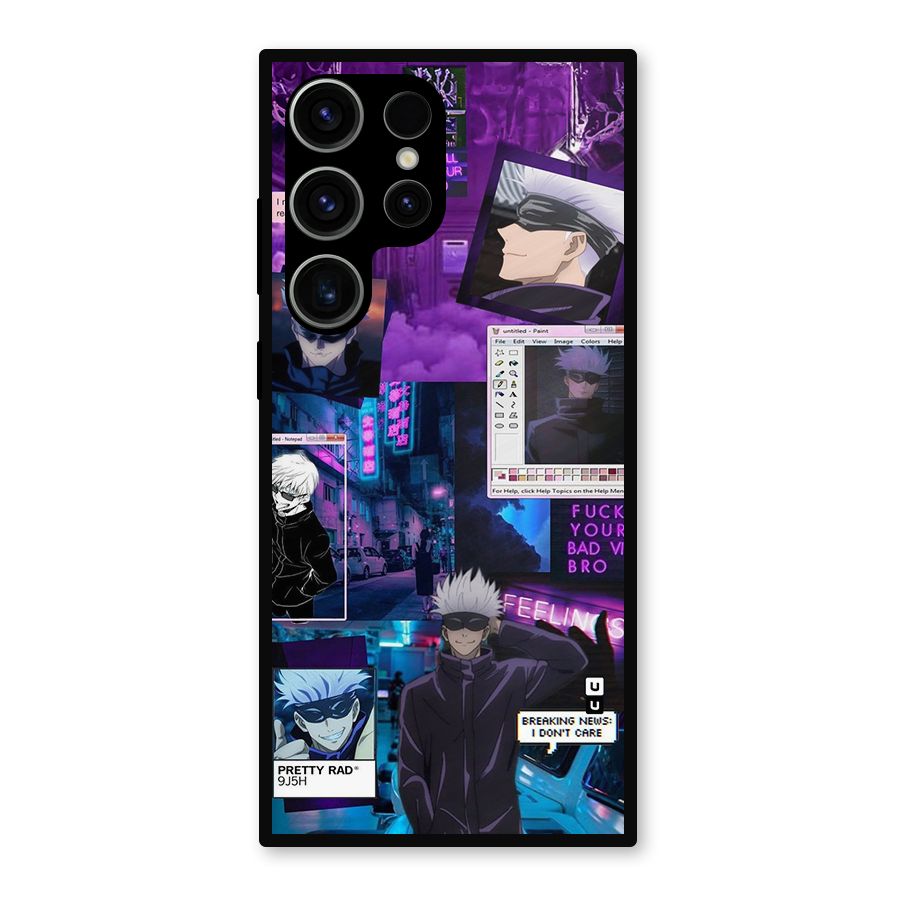 Gojo Quotes Bundle Metal Back Case for Galaxy S23 Ultra