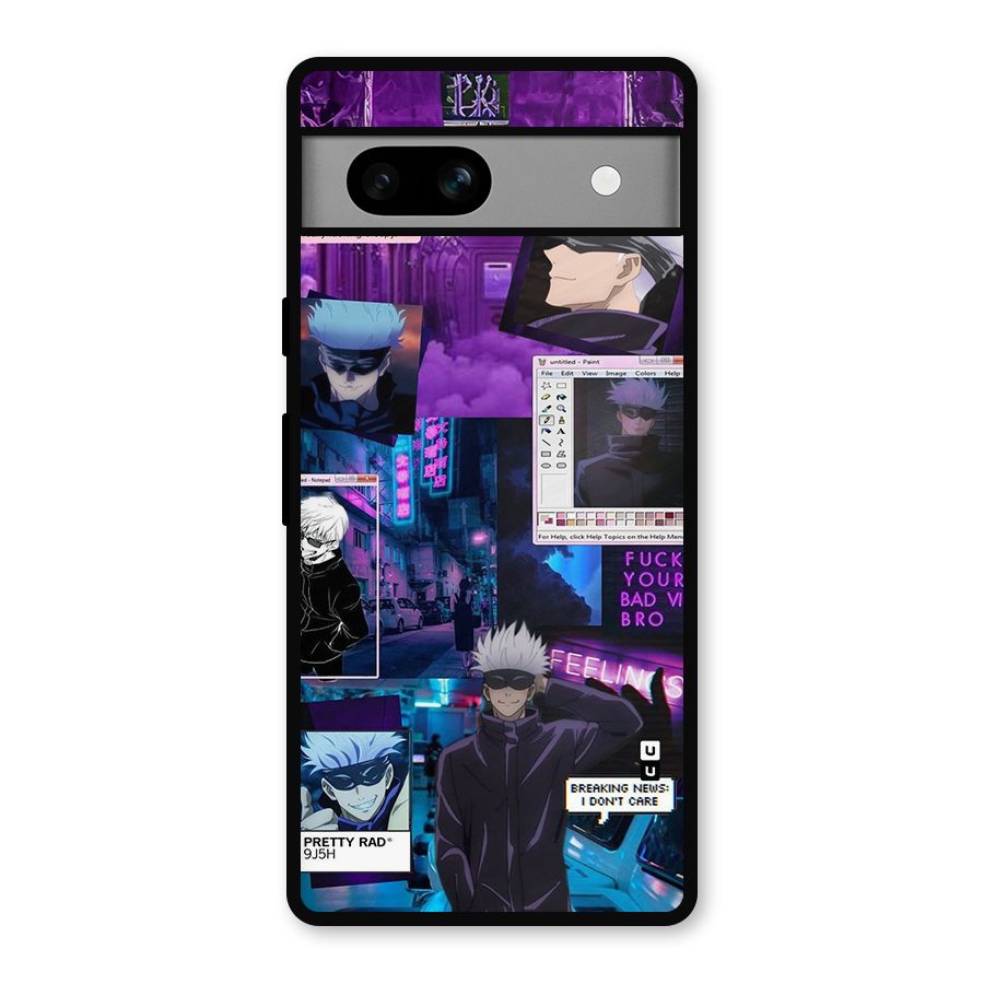 Gojo Quotes Bundle Metal Back Case for Google Pixel 7a