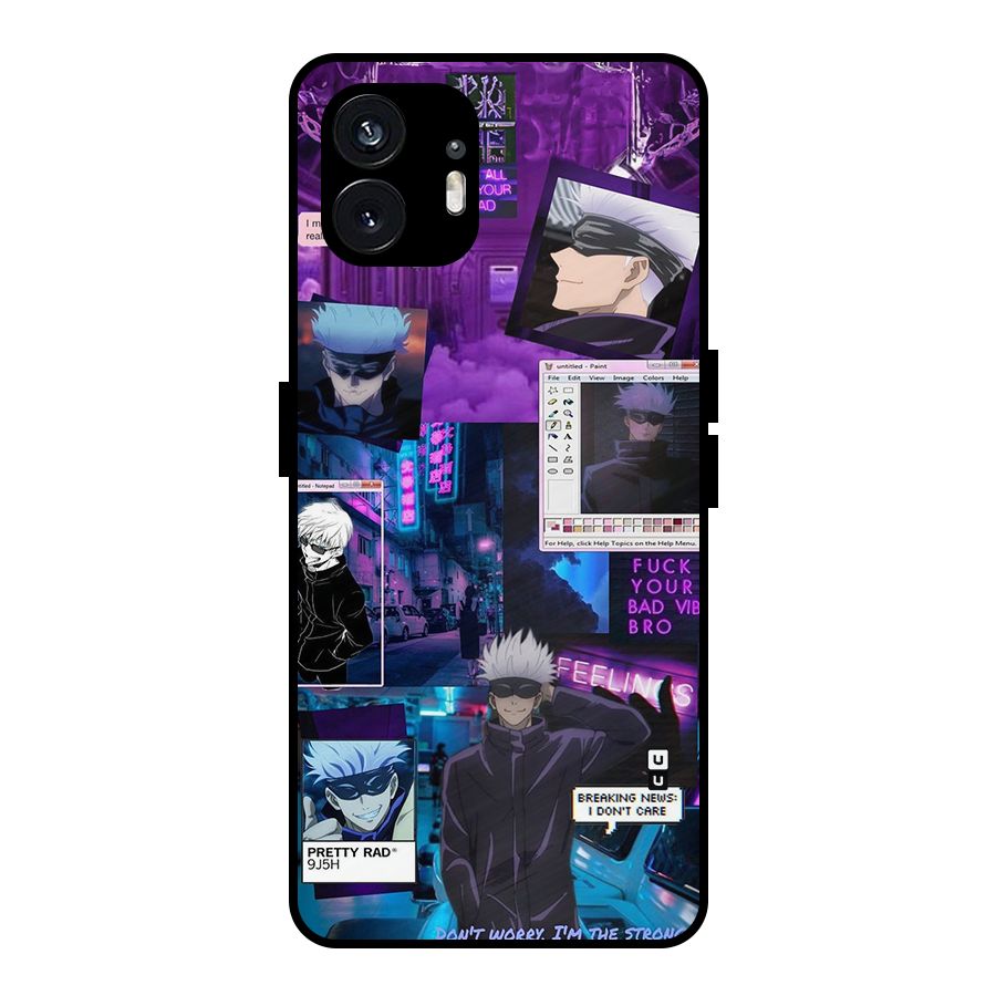 Gojo Quotes Bundle Metal Back Case for Nothing Phone 2