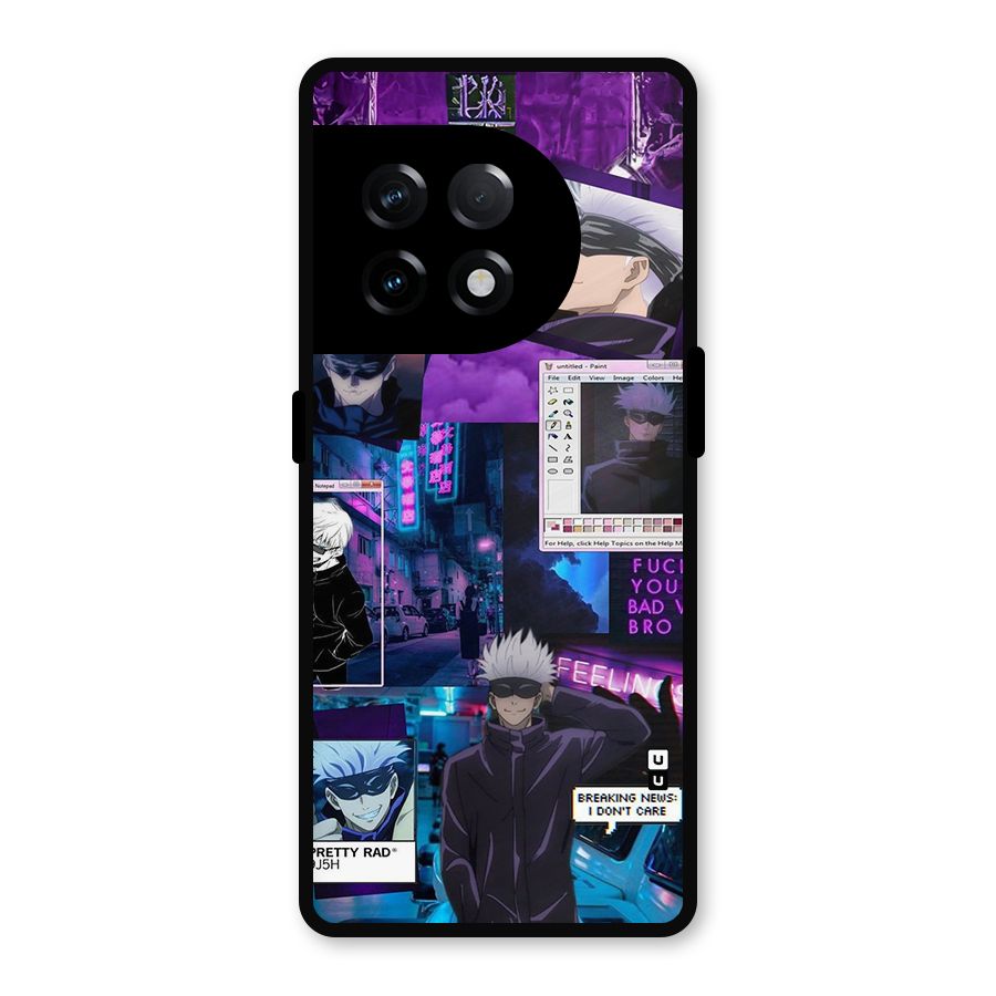 Gojo Quotes Bundle Metal Back Case for OnePlus 11R