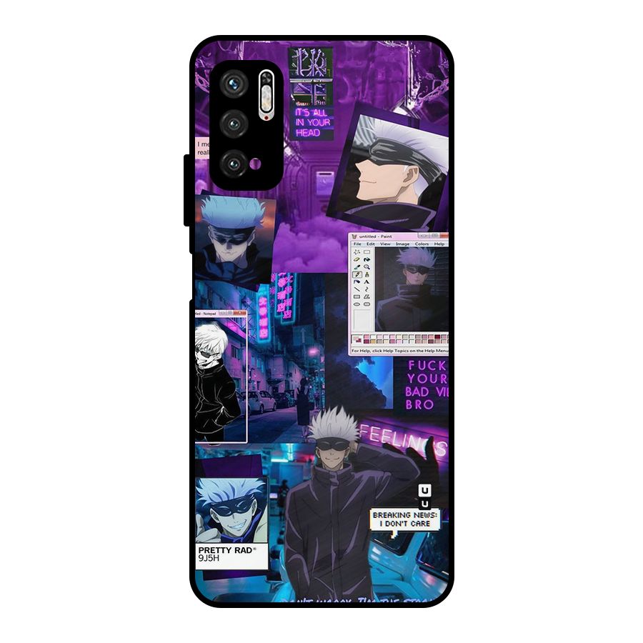 Gojo Quotes Bundle Metal Back Case for Poco M3 Pro 5G