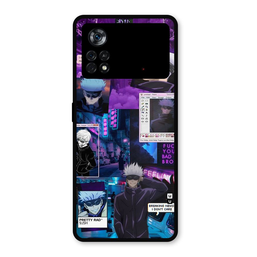 Gojo Quotes Bundle Metal Back Case for Poco X4 Pro 5G