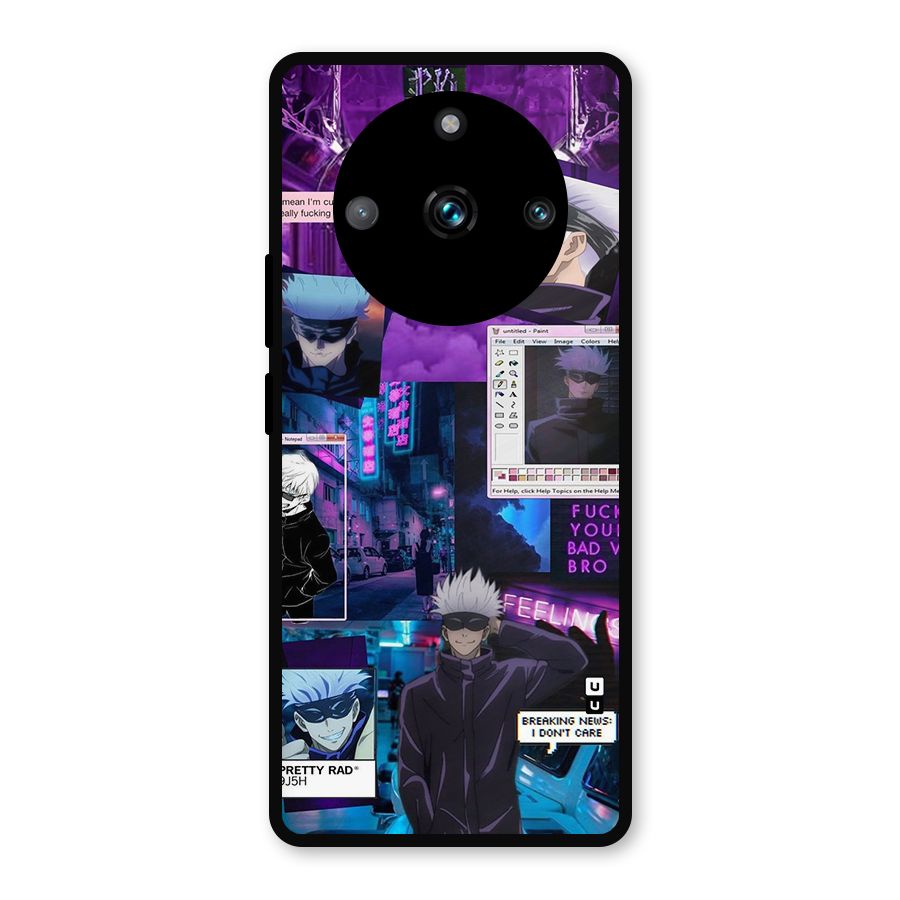 Gojo Quotes Bundle Metal Back Case for Realme 11 Pro Plus