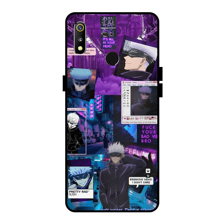 Gojo Quotes Bundle Metal Back Case for Realme 3