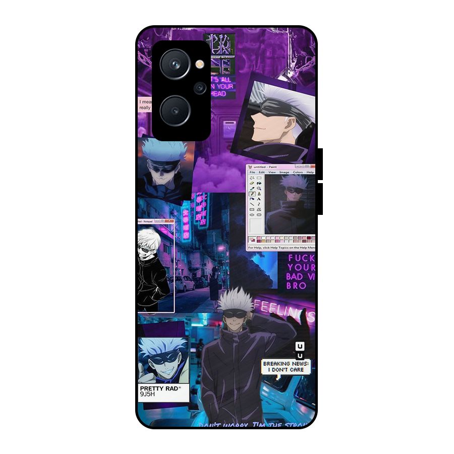 Gojo Quotes Bundle Metal Back Case for Realme 9i 5G