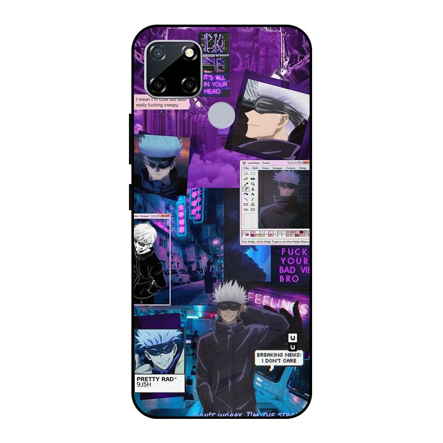 Gojo Quotes Bundle Metal Back Case for Realme Narzo 30A