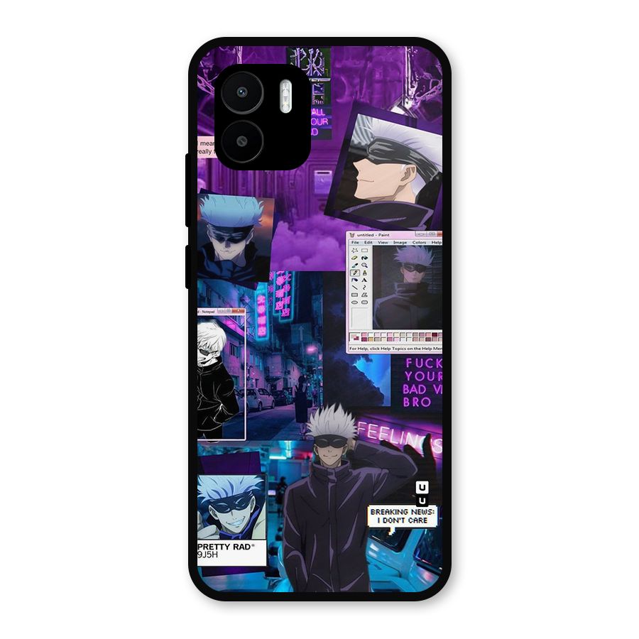 Gojo Quotes Bundle Metal Back Case for Redmi A1