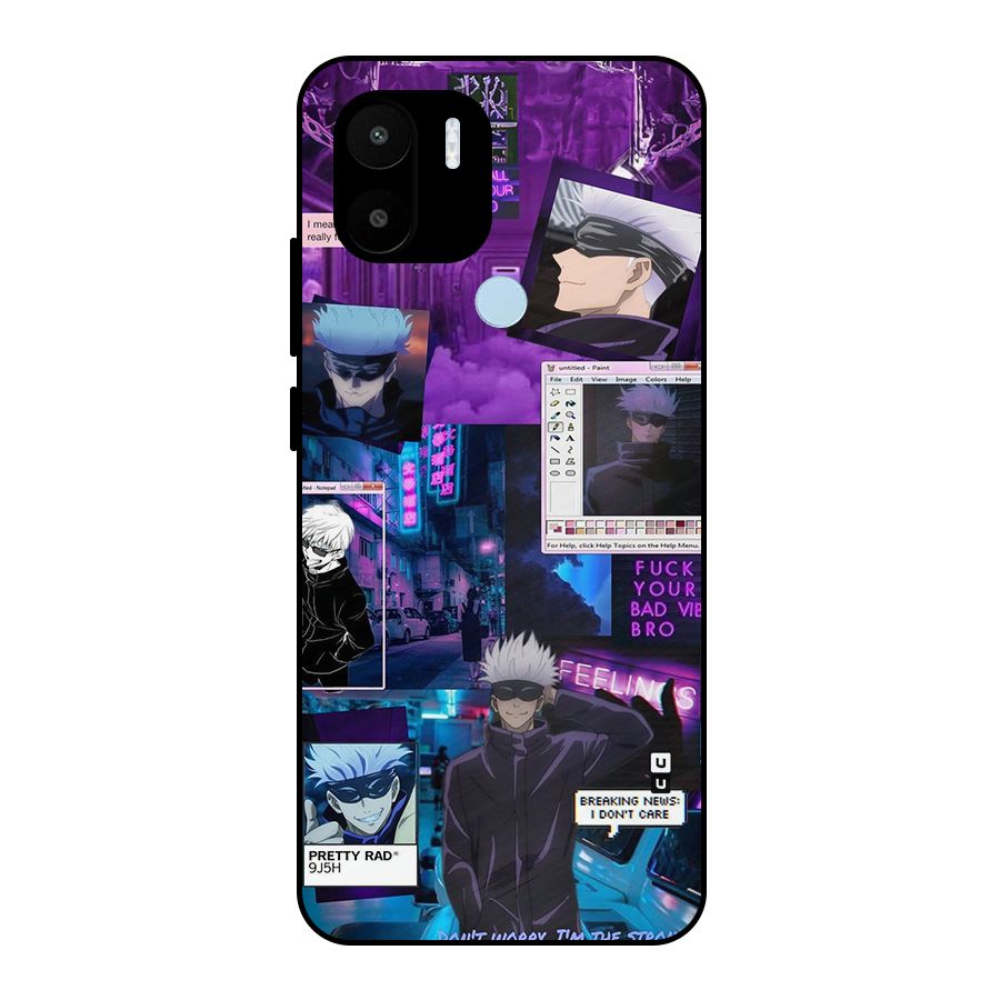 Gojo Quotes Bundle Metal Back Case for Redmi A2 Plus