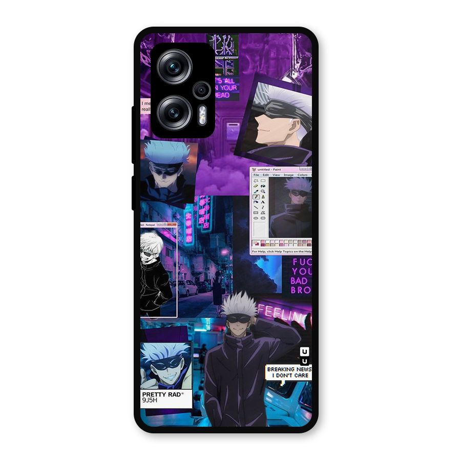 Gojo Quotes Bundle Metal Back Case for Redmi K50i