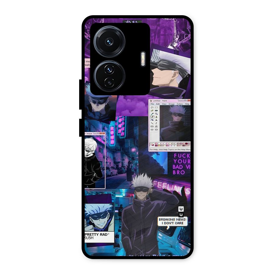 Gojo Quotes Bundle Metal Back Case for Vivo T1 Pro