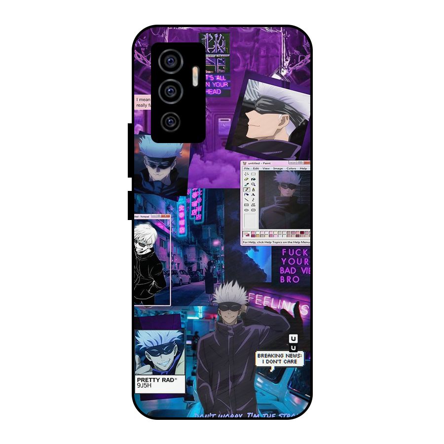 Gojo Quotes Bundle Metal Back Case for Vivo V23e