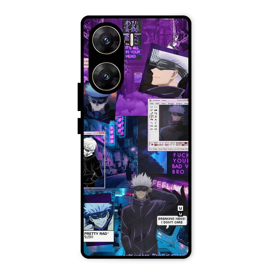 Gojo Quotes Bundle Metal Back Case for Vivo V29e