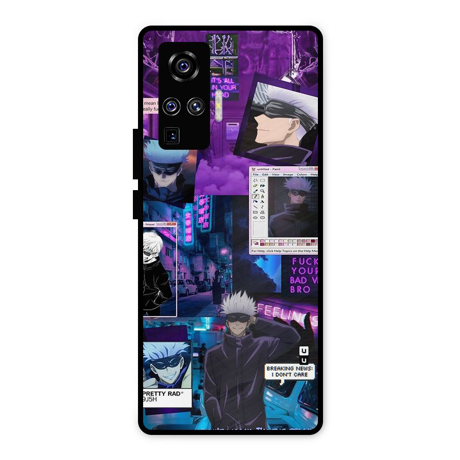 Gojo Quotes Bundle Metal Back Case for Vivo X50 Pro
