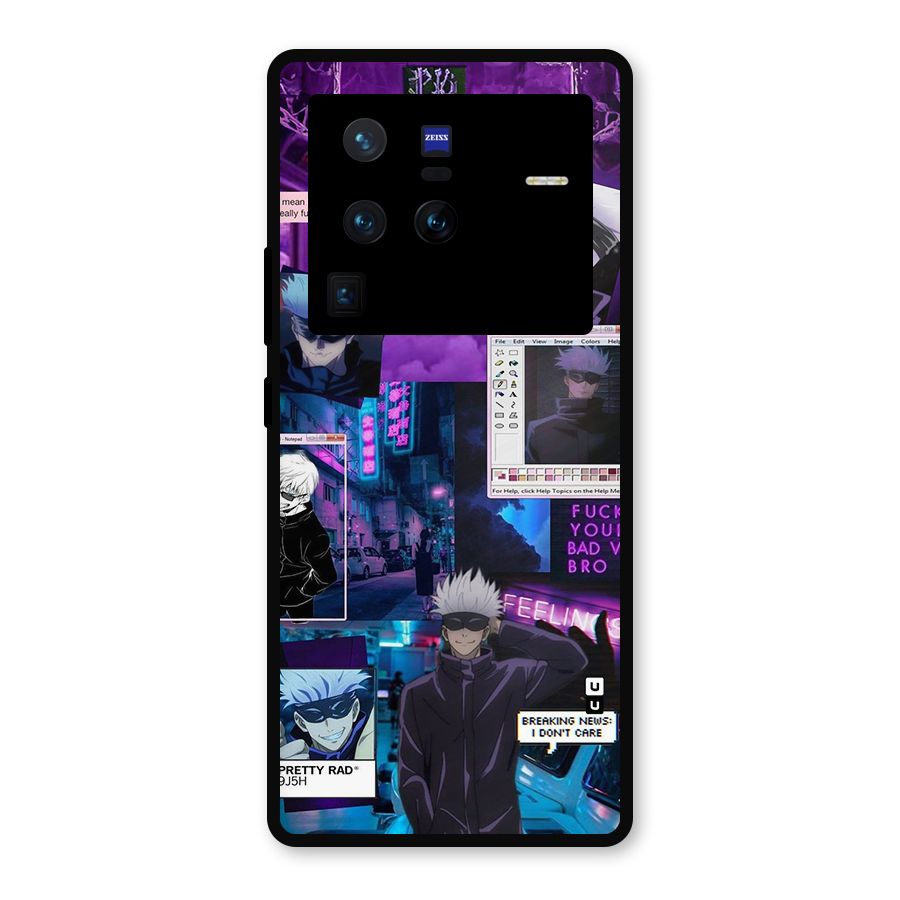 Gojo Quotes Bundle Metal Back Case for Vivo X80 Pro