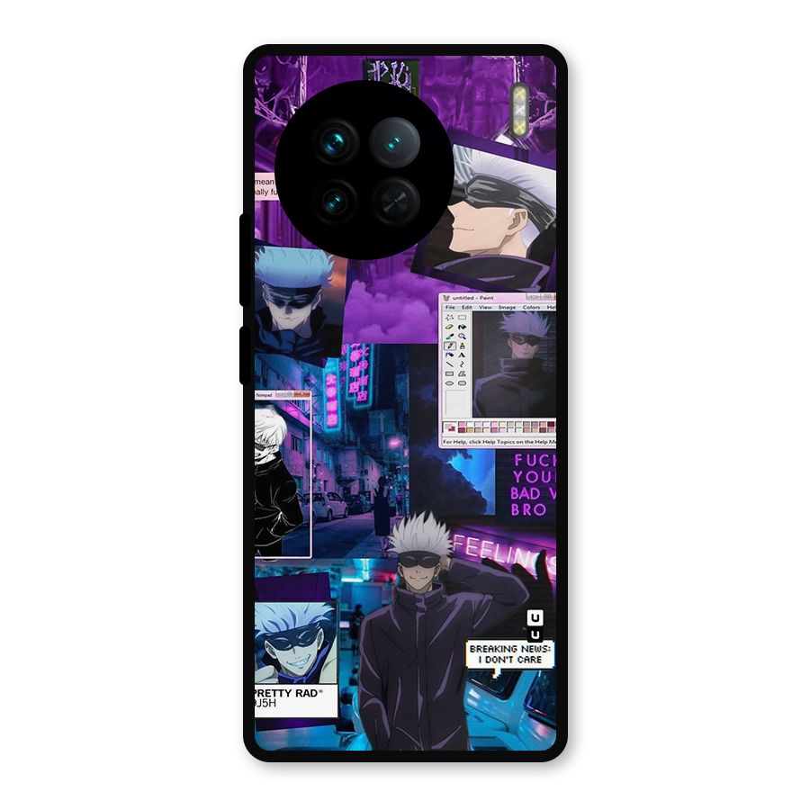 Gojo Quotes Bundle Metal Back Case for Vivo X90