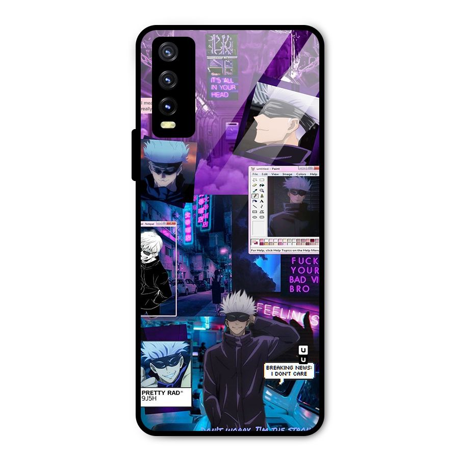 Gojo Quotes Bundle Metal Back Case for Vivo Y20i