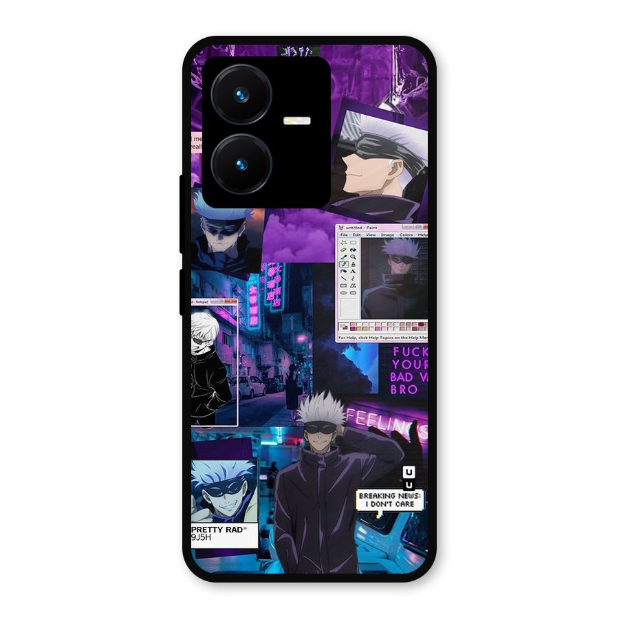Gojo Quotes Bundle Metal Back Case for Vivo Y22
