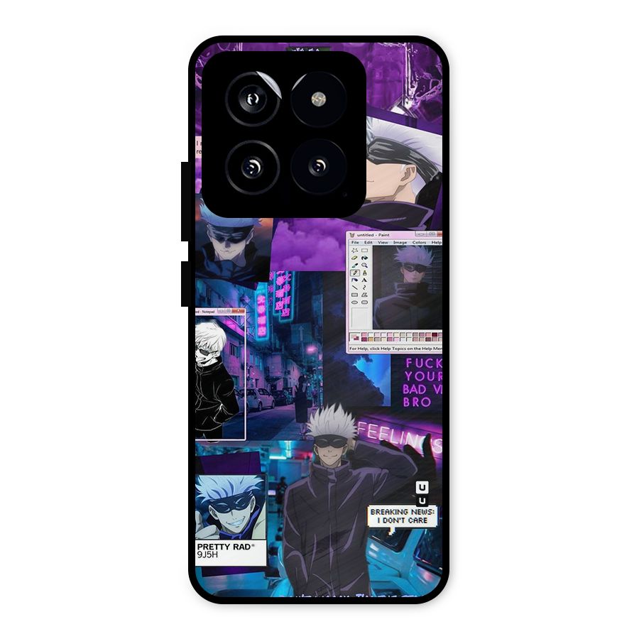Gojo Quotes Bundle Metal Back Case for Xiaomi 14