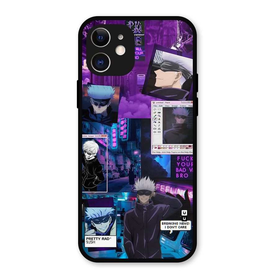 Gojo Quotes Bundle Metal Back Case for iPhone 12