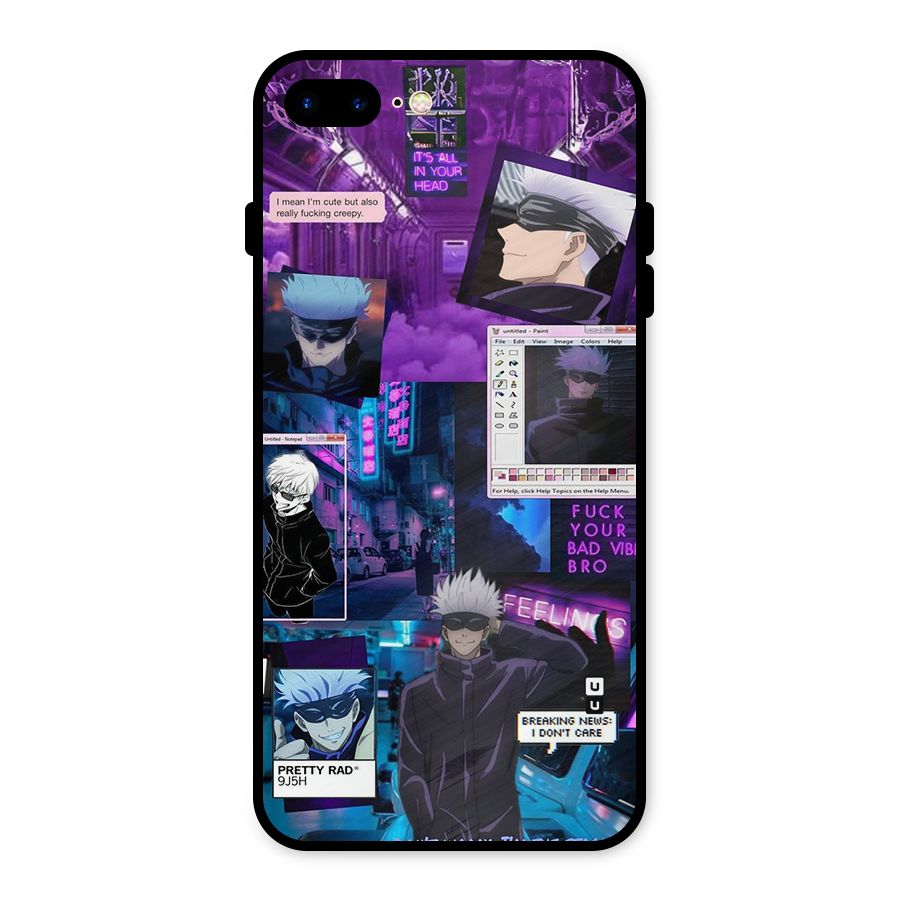 Gojo Quotes Bundle Metal Back Case for iPhone 8 Plus