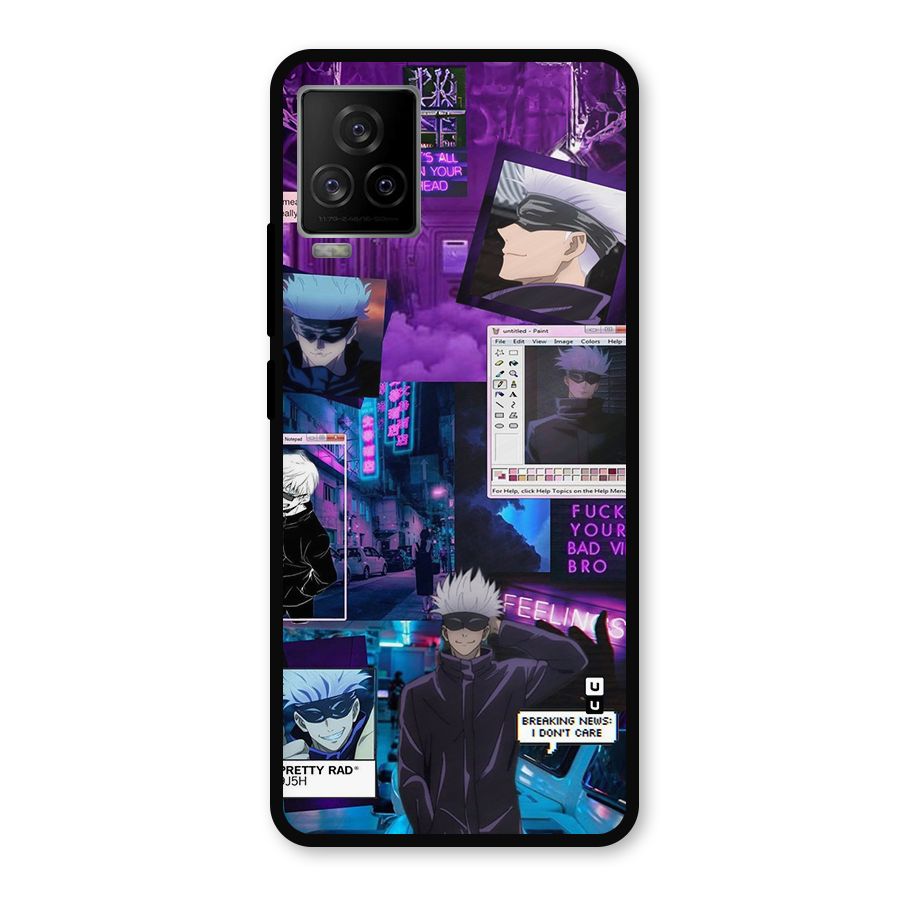 Gojo Quotes Bundle Metal Back Case for iQOO 7 Legend 5G