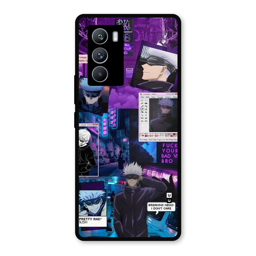 Gojo Quotes Bundle Metal Back Case for iQOO 9 SE